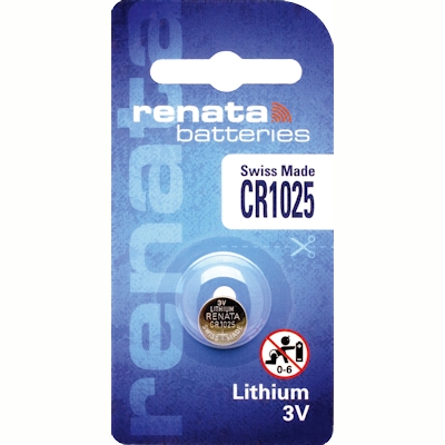 renata cr1025 lithium knopfzelle