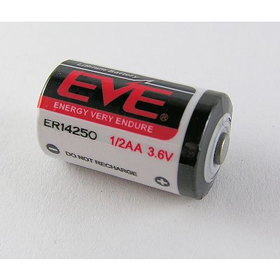 EVE ER14250 (1/2AA) Lithium Thionylchlorid Batterie