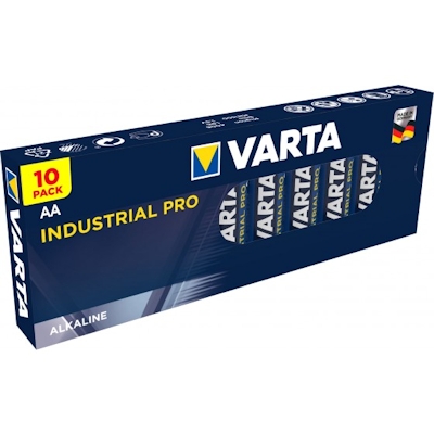 10x Varta Industrial Pro AA Alkaline Batterie