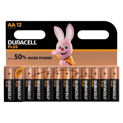 12x Duracell Plus AA Alkaline Batterie Alkaline Batterie