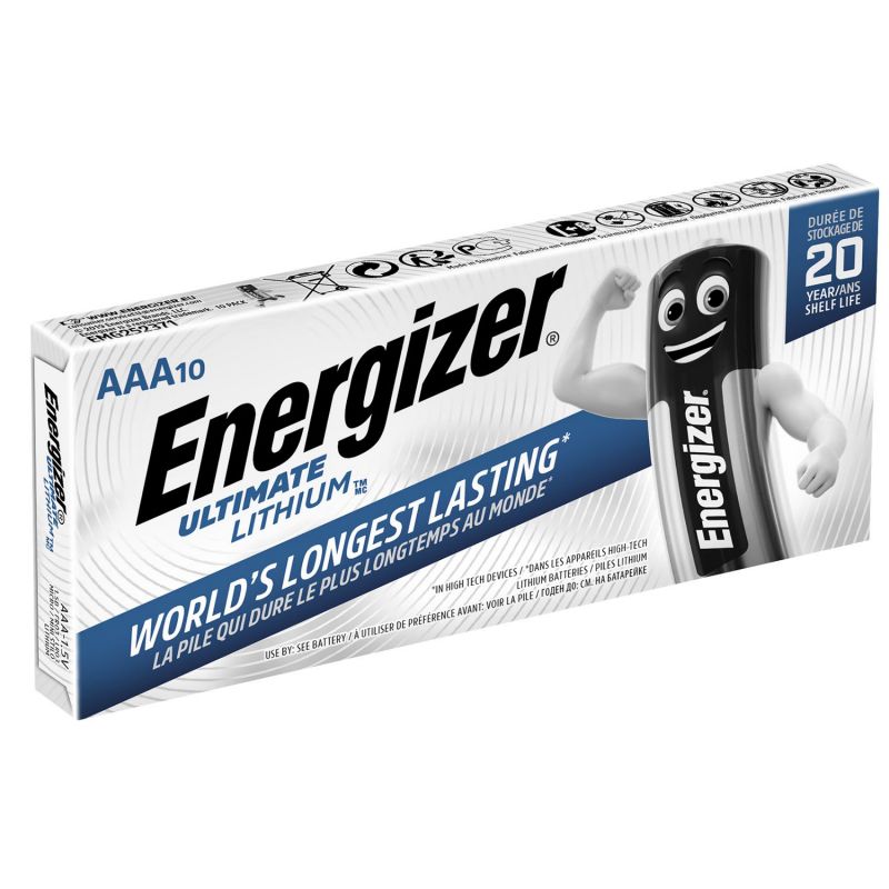 10x Energizer Ultimate AAA Lithium Batterie Lithium Batterie