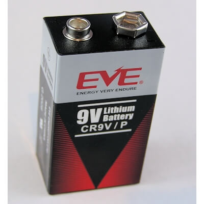 EVE 9V Lithium CR9V/P Rauchmelder Batterie Lithium Batterie