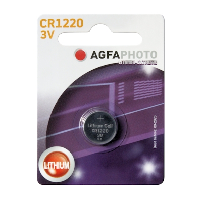 AgfaPhoto CR1220 3V Lithium Knopfzelle Lithium Knopfzelle