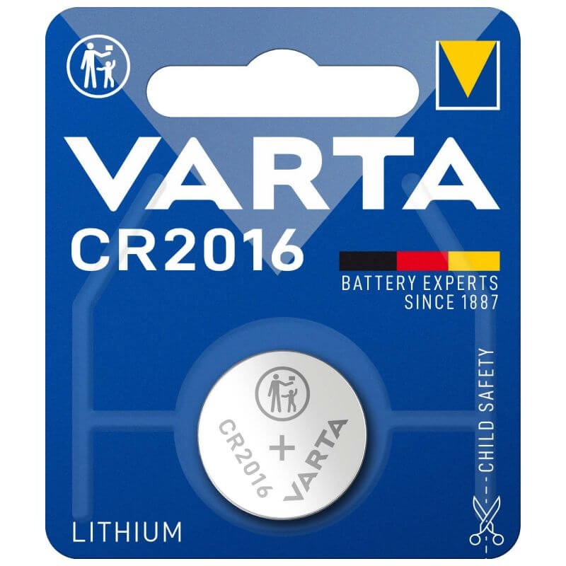 Varta CR2016 Lithium Knopfzelle
