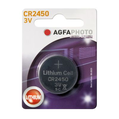 AgfaPhoto CR2450 3V Lithium Knopfzelle Lithium Knopfzelle