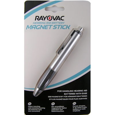 Rayovac Magnetstift für Hörgerätebatterien Zink Luft Knopfzelle