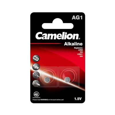 2x Camelion AG1 1,5V Alkaline Knopfzelle Alkaline Knopfzelle