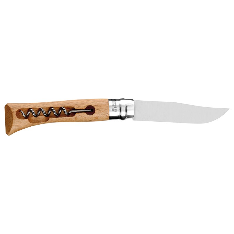 Opinel No 10 mit Korkenzieher Inox rostfrei Taschenmesser Messer