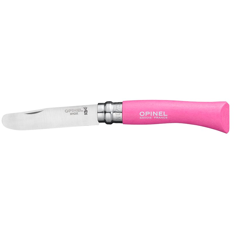 Opinel Kindermesser rosa / fuchsia No 07 Inox rostfrei Kindermesser Messer