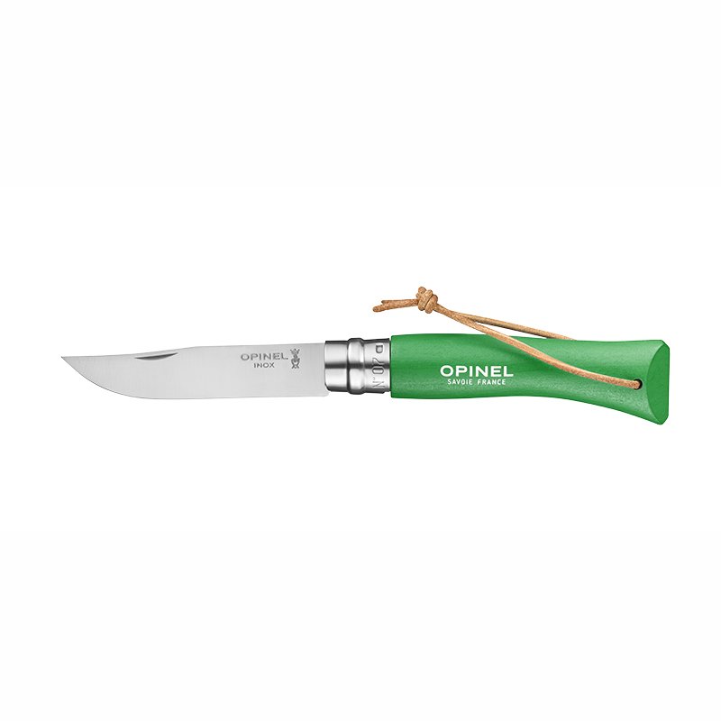 Opinel No 07 Colorama Baroudeur Taschenmesser grün Taschenmesser Messer