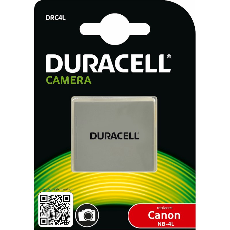Duracell Akku kompatibel zu Canon NB-4L Lithium Akku