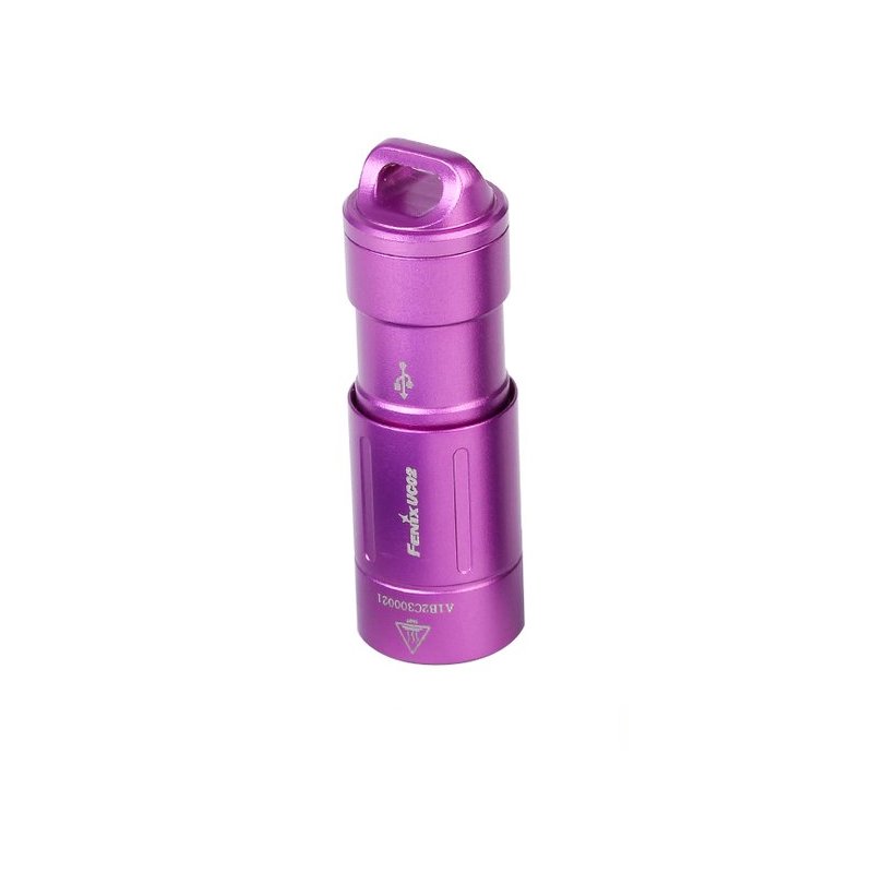 Fenix UC02 LED Schlüsselanhängerleuchte mit Akku lila LED-Taschenlampe Taschenlampe