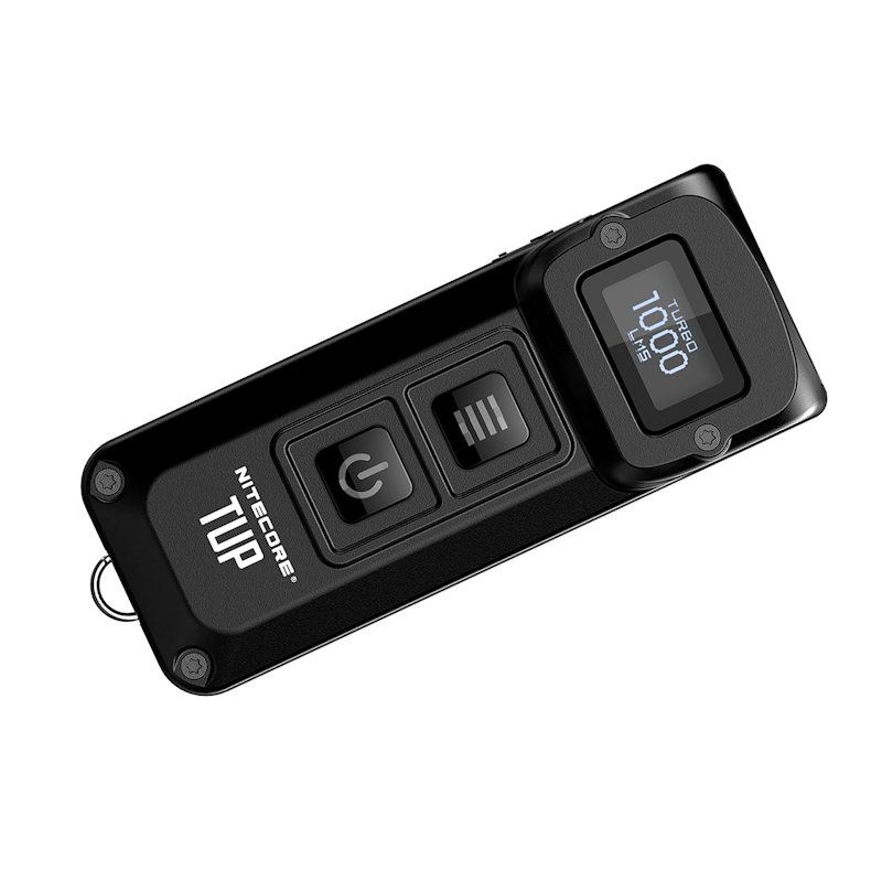 Nitecore TUP LED Mini Taschenlampe mit Akku (schwarz) LED-Taschenlampe Taschenlampe