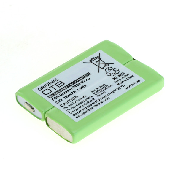 Batteria Ni-MH Per Telefono Siemens PICO, Gigaset 2000C - 700mAh 2.4V (Ricambio Compatibile) - Foto 4