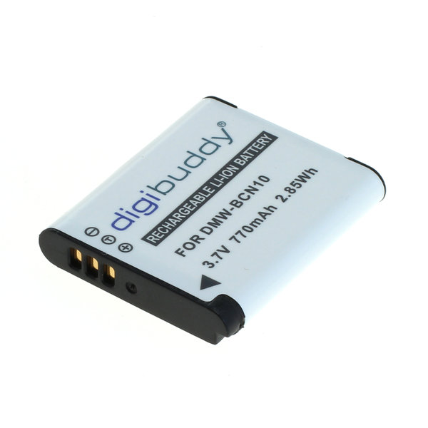 digibuddy Akku kompatibel zu Panasonic DMW-BCN10 Li-Ion Lithium Akku
