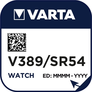 Varta 389 (V389) Uhrenbatterie Silberoxid Knopfzelle