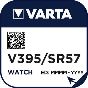 Varta 395 (V395) Uhrenbatterie Silberoxid Knopfzelle