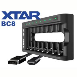 XTAR BC8 Ladegerät für 1,5V Li-Ion 0 Volt