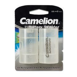 2x Camelion Adapter D/Mono 0 Volt