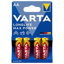 4x Varta Longlife Max Power AA 1.5 Volt