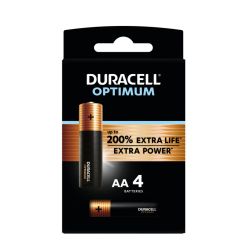 4x Duracell Optimum AA Alkaline Batterie