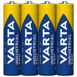 4x Varta Industrial Pro AAA Alkaline Batterie 1.5 Volt