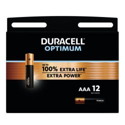 12x Duracell Optimum AAA Alkaline Batterie 1.5 Volt