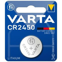 Varta CR2450 3V Lithium Knopfzelle 3 Volt