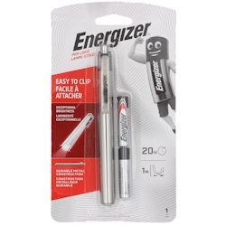 Energizer LED Metall Pen Light mit AAA Batterien