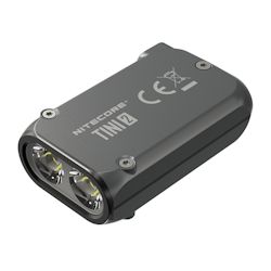 Nitecore TINI 2 LED Taschenlampe mit Akku (grau) 0 Volt