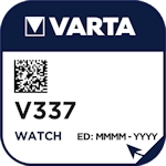 Varta 337 (V337) Uhrenbatterie 1.55 Volt
