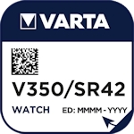 Varta 350 (V350) Uhrenbatterie 1.55 Volt