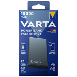 Varta Powerbank 15000mAh Fast Energy 0 Volt